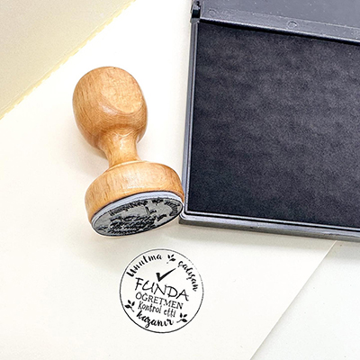 Öğretmen Ödev Kontrol Mührü 3,5 cm  ODK-01